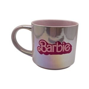 Barbie Movie Mug Core‎ Home Pink Iridescent Coffee Cup 15oz Novelty New
